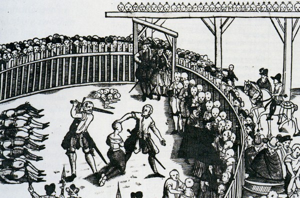 Hinrichtung von Seeräubern in Hamburg, 1573