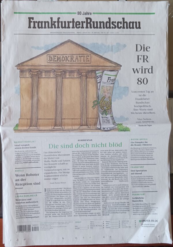 Fr Frankfurter Rundschau 80 Jahre